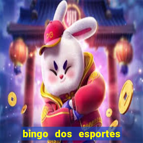 bingo dos esportes para imprimir